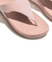 FitFlop Lulu Leather Toe Post Sandals Pink