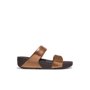 Fitflop Lulu Crystal Embellished Slides Bronze