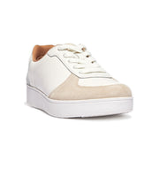 FitFlop Rally Leather/Suede Panel Sneakers Grey