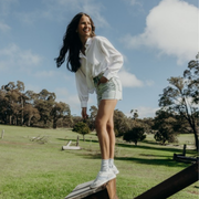 Frankie4 Axel II White Cornflower Sneaker