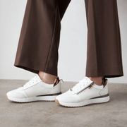 womens white sneakers with tortoiseshell design