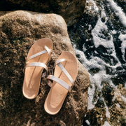 Frankie4 Coast Isla Rose Gold Slides