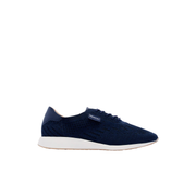 Frankie4 navy knit lace up comfort sneaker