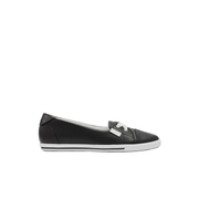 Frankie4 Hannah III Black Embossed Flats