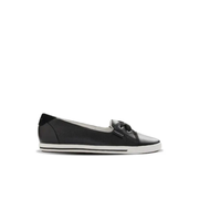Frankie4 Hannah III Black Punched Flats