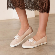 Frankie4 Hannah III Light Blush Embossed Flats