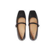 womens comfortable flats black