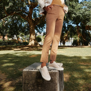 Frankie4 Mim IV Ecru Punched Sneakers