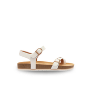 Frankie4 Orla White Grain Sandal