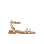 Frankie4 Patterson Gold Tumbled Sandal