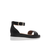 comfortable womens sandal in black by frankie4