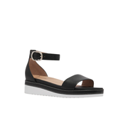 comfortable womens sandal in black by frankie4