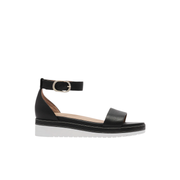 comfortable womens sandal in black by frankie4