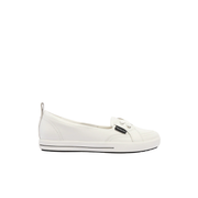 Frankie4 Sophie IV White Tumbled Flats