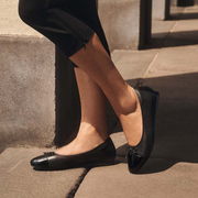 womens black dress flats