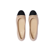 Frankie4 Trinity Warm Sand Black Dress Flat