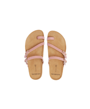 Frankie4 comfortable womens sandal in pink 
