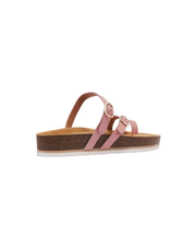 Frankie4 comfortable womens sandal in pink 