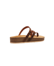 Comfortable womens sandal strappy style in brown