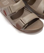FitFlop Gogh Moc Leather Timberwolf Brown Mens Slides