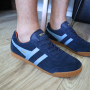 mens gola harrier sneakers navy