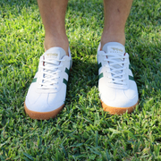 mens gola harrier white sneakers