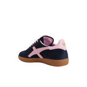 womens comfortable suede sneakers navy