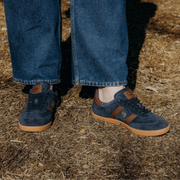 Goodsole 2001 Parallel Mens Sneaker Navy / Coffee