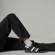 goodsole black leather sneakers