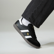 goodsole black leather sneakers