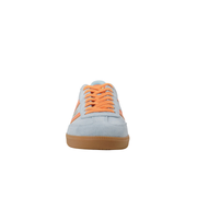 Colourful womens sneakers in blue orange