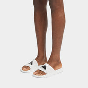 Fitflop iQushion Mens Arrow Pool Slide White