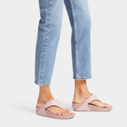 FitFlop Lulu Leather Toe Post Sandals Pink