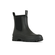 womens rain boots black