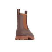 chocolate brown gum boots 