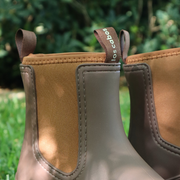 womens rain boots brown