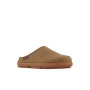 womens felt mules brown
