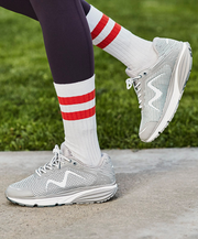 Womens walking shoes sneaker rocker sole