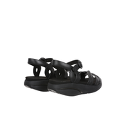 womens walking sandals black