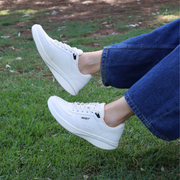 Comfortable supportive womens walking sneakers