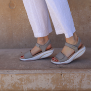Supportive womens rocker sandals
