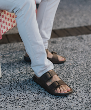 Mens summer sandals comfort comfortable leather