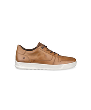Mens brown leather sneakers comfortable stylish