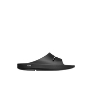 OOFOS OOahh Black Slides