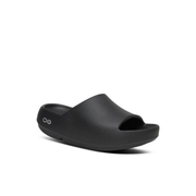 OOFOS OOahh Plus Black Slides