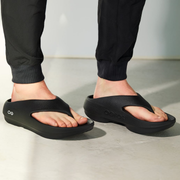 OOFOS OOriginal Plus Black Thongs