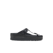Papillio Gizeh Exquisite Smooth Leather Black Flex Platform Sandals