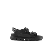 Papillio Milano Chunky Exquisite Leather Black Sandals