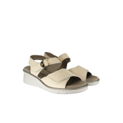 Pitillos 11011 Adjustable Leather Back Strap Sandal Tan