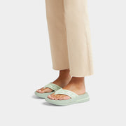 Fitflop Surff Webbing Toe Post Sandals Sage Brush